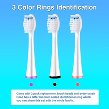 Replacement Heads for Waterpik Sonic Fusion Sf-01/Sf-02/Sf-03/Sf-04,Replaceme...