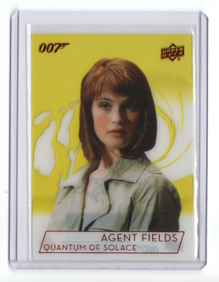 James Bond Collection 2019 GOLD ACETATE Chase #191 Gemma Atherton  Agent Fields