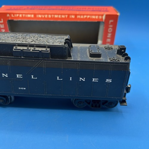 Lionel Postwar 243W O-Gauge Whistle Tender In Original Box Vtg Black Coal Train - Picture 6 of 9