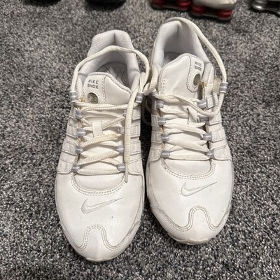 Nike Shox 2012 Style 314561-109 Leather White Sz 8
