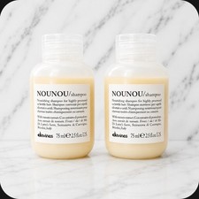 2 x Davines NOUNOU Nourishing Shampoo Highly Processed Hair 2.5oz/75ml each