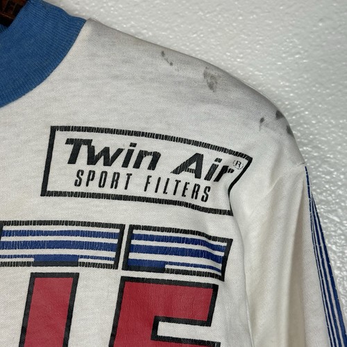 Maglia maglia vintage anni 70 80 fratelli bianchi motocross racing team piccola made in USA - Foto 7 di 16