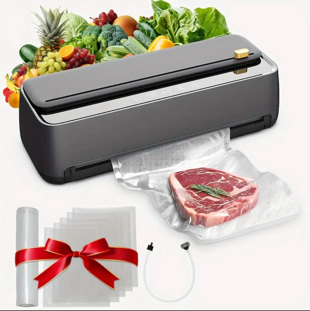 Vacuum Sealer Machine,85Kpa 120W Automatic Food Sealer, Powerful Sealing System✅