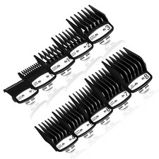 Professional for Wahl Clipper Guards Set, 10 Pcs Coded Cutting 10 Pack Black USA