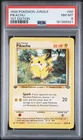 1999 POKEMON JUNGLE 1ST EDITION #60 PIKACHU PSA 8