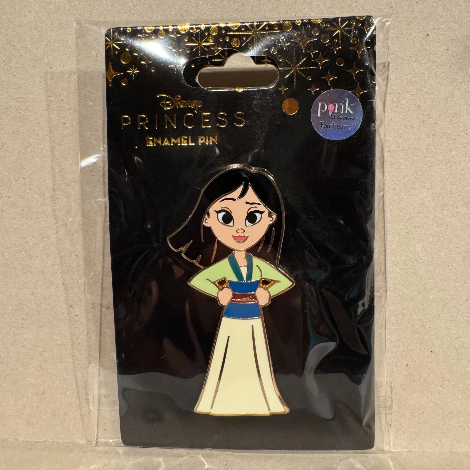 Mulan Disney Princess Trading Pin PALM Pink a la Mode NEW FREE SHIPPING HPOE