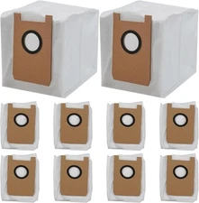 10 Pack Disposable Dust Bags Only Compatible with Loorow AT800 Giomre AT800 3