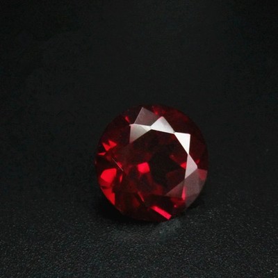 10.11 Ct+ Natural Blood Red Ruby Round Cut Flawless Loose Certified Gemstone