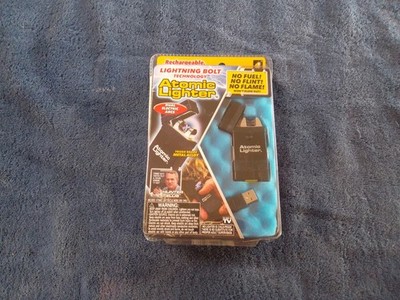Atomic Lighter - With Lightning Bolt Technology - N0 Fuel/Flame/Flint - NEW