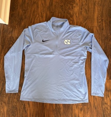 Nike UNC Tar Heels Dri-FIT 1/4 Zip Pullover Carolina Blue Women s Large