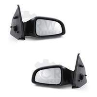 AußEnspiegel Set Schwarz FüR Opel Astra H 03/04- AsphäRisch Beheizbar 5-Polig