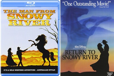 The Man From Snowy River Blu-ray & Return to Snowy River DVD NEW 2