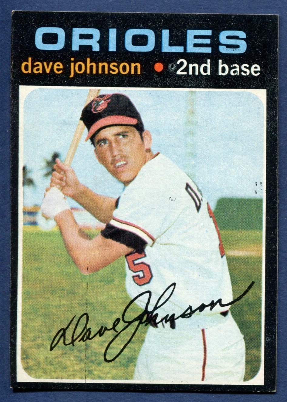 Dave Johnson trading card