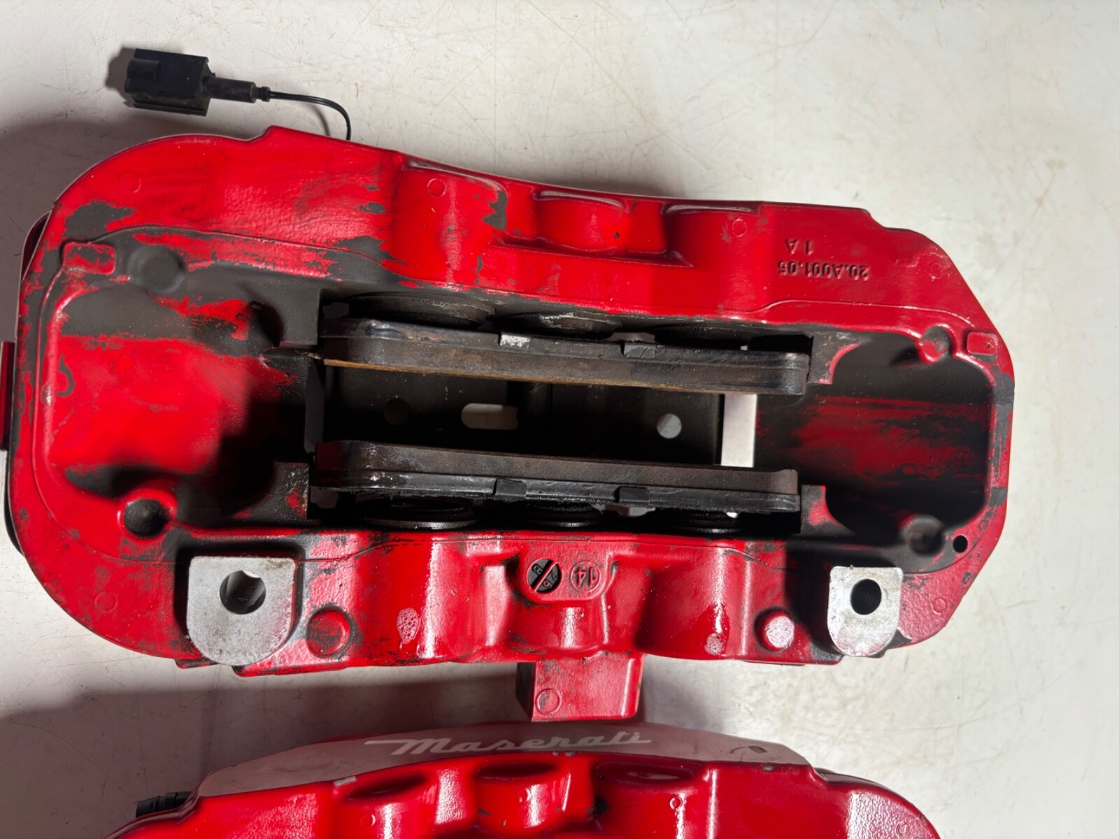 Maserati Ghibli SQ4 GTS Front Red Brembo Brake Caliper OEM