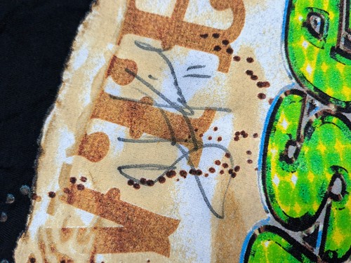 VINTAGE Steve Kinser Sprint Car Racing Shirt Mens L King Of The Outlaws Signed! - Picture 9 of 11