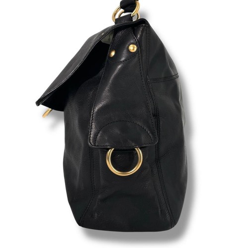 Salvatore Ferragamo Gancini Women's Boston Shoulder Bag Handbag Leather Black - Picture 4 of 15