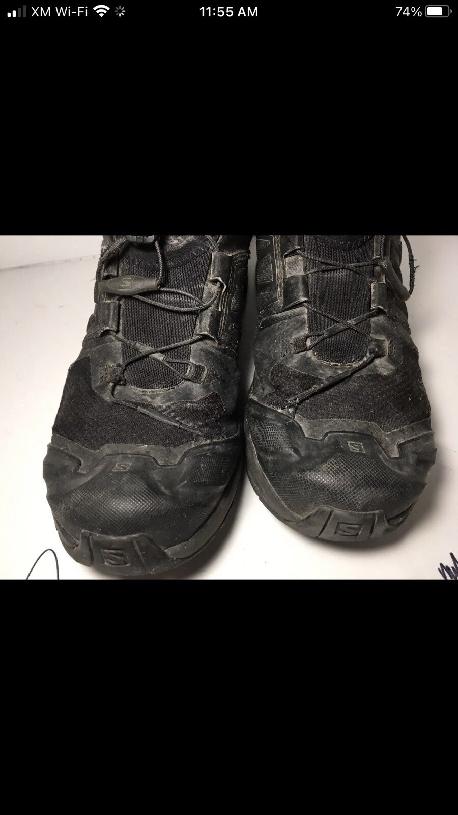 Salomon XA Wild scarpe da trekking trail running nere da donna taglia 8 5