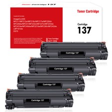 4PK CRG 137 Toner Compatible For Canon 137 ImageClass MF232w MF227dw D570 MF216n