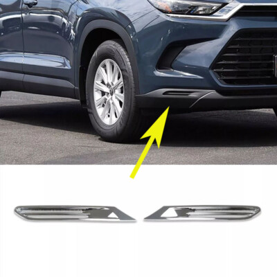 Bumper Side Vents Air Outlet Cover Trim For Toyota Grand Highlander 2024-2025