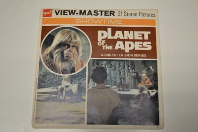Vintage 1967 View Master PLANET OF THE APES Packet, 3 Reels+ Booklet