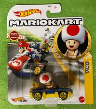 Mattel - Hot Wheels Car - Mario Kart Nintendo Collection - TOAD (Mach 8) HDB35