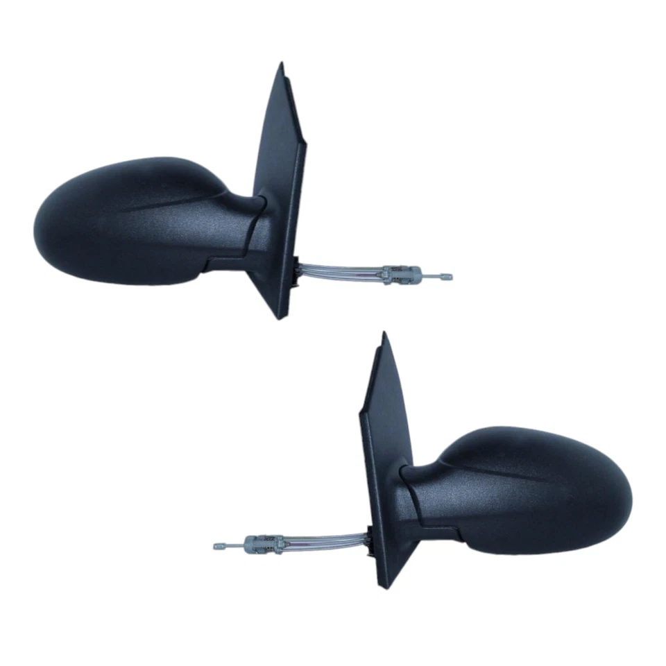 Coppia Specchietti Retrovisori SX+DX per SMART Fortwo 1998-2006 Manuale (NERO) - Immagine 3 di 4