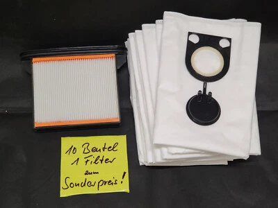 IMMER-SAUGUT HAUSMARKE Beutel / Filter kompatibel mit Bosch GAS 25 L SFC