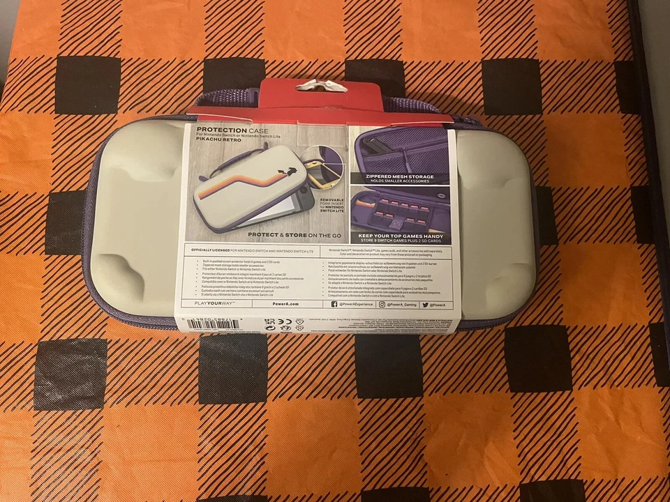 Pokemon PowerA Retro Arcade Pikachu Protection Case for Nintendo Switch New - Image 2 of 3