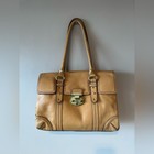 Etienne Aigner Vintage Women's Tan Flap Shoulder Bag
