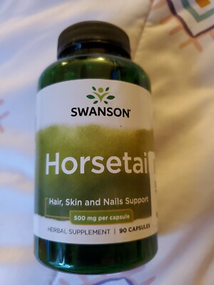 Swanson Horsetail Capsules, 500 mg, 90 Count.