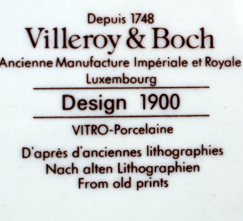 Villeroy & Boch Design 1900 Dinner Plate Motif #6 Varied Women