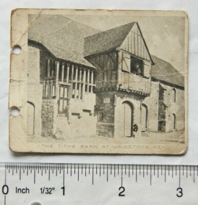 Sarony Karte Links with the Past Nr. 5 Zehntenscheunen - Maidstone, Kent