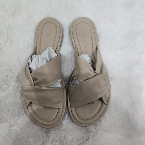 Everlane Day Twist Sandal Buttery Soft Warm Khaki Leather Women's Size 7.5 NEW - Picture 8 of 9