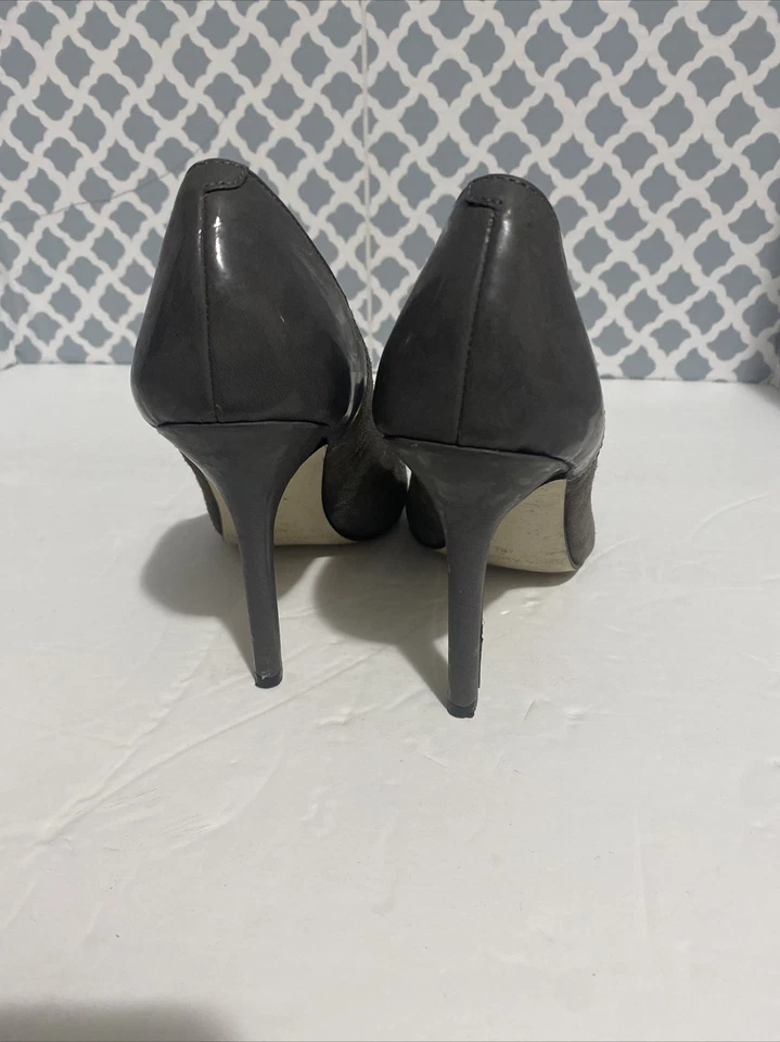 Zapatos de salón gris de tacón alto para mujer talla 4,5 de EE. UU. Foto 4 de 4