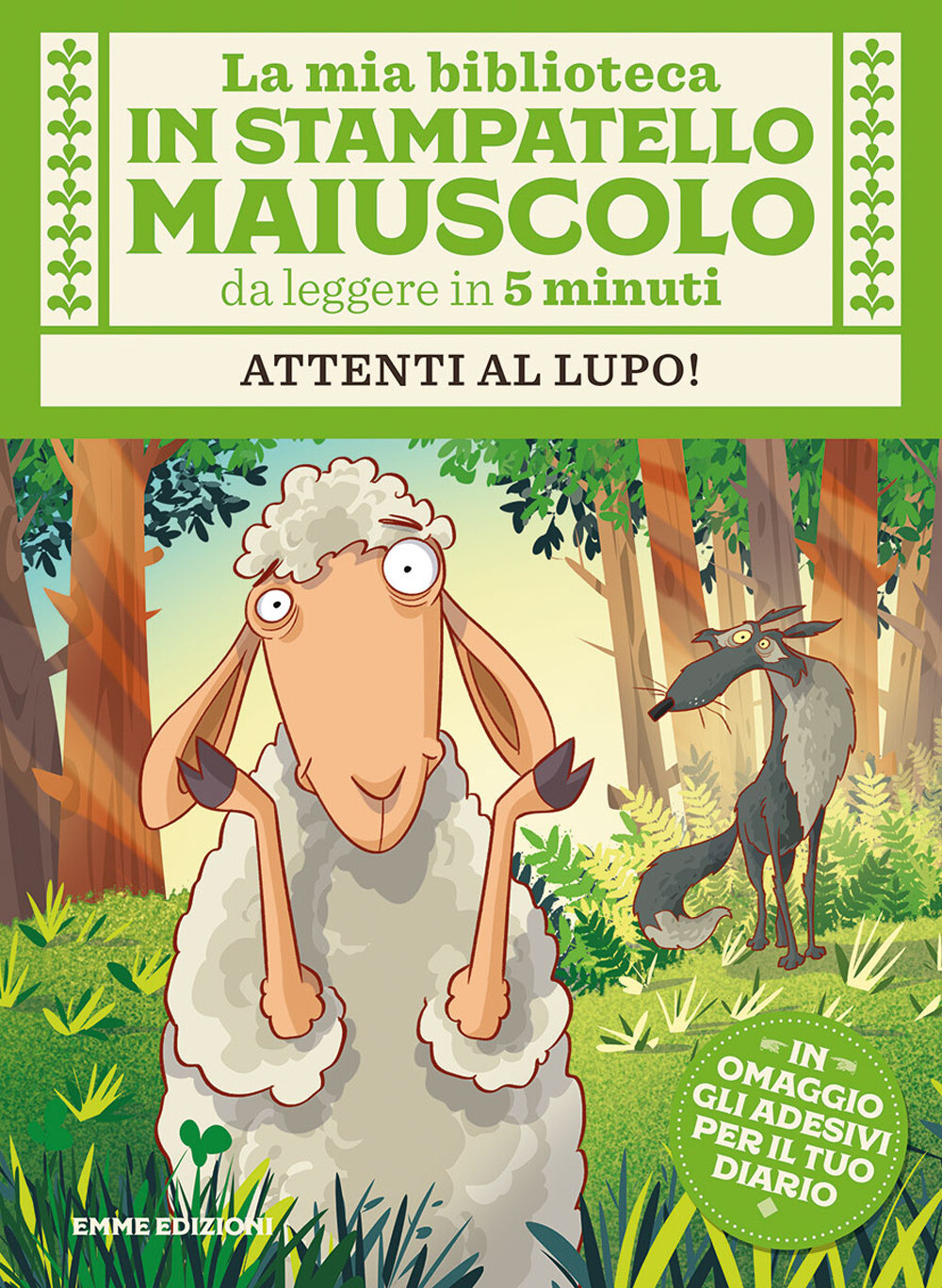 Libri Giuditta Campello - Attenti Al Lupo! Con Adesivi. Stampatello Maiuscolo. E