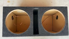 10 Inch Subwoofer enclosure- Dual vented for auto car with carpeted cover