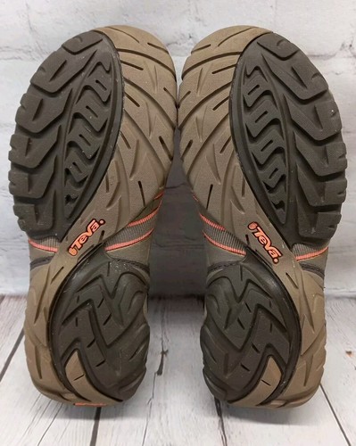 Teva Women’s Size 6 Hiking Sandals Adjustable Ankle Straps #6514 Brown/Orange - Picture 3 of 21