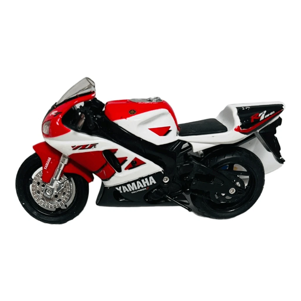 MAISTO YAMAHA YZF R7 Race Miniature Motorcycle Toy red black small toy preowned