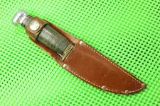 Marble's Gladstone WOODCRAFT Pat'd 1916 Hunting Knife Aluminum Pommel w/ Sheath