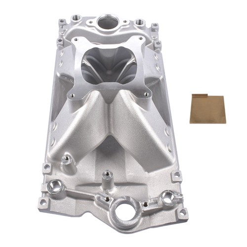 Aluminum Single Plane High Rise Intake Manifold For Chevy SBC 350 52033 - Bild 11 von 15