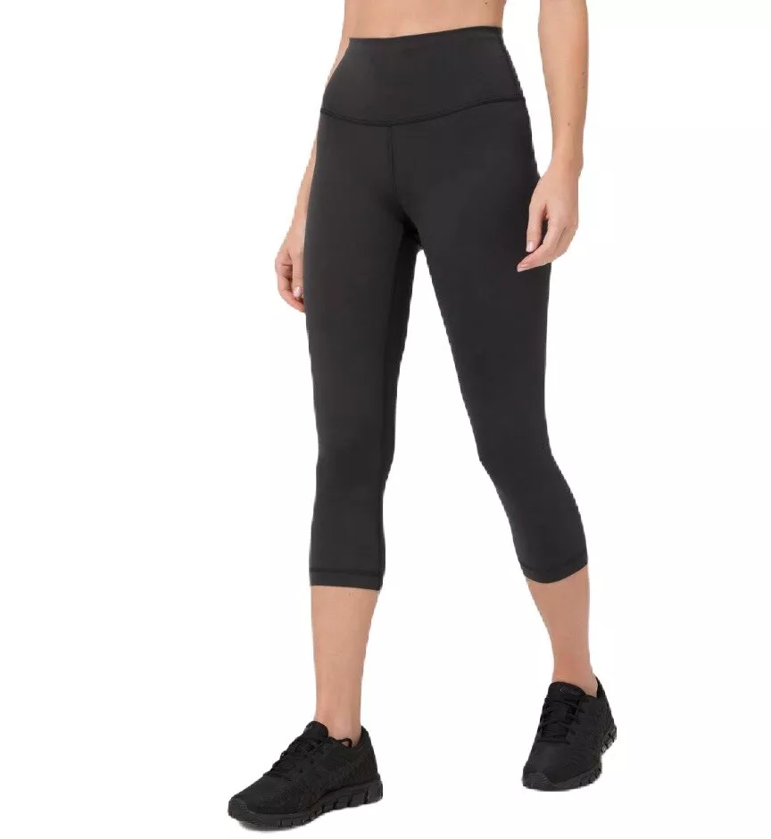 Lululemon Wunder Train High-Rise Crop 21 In Black Size 4