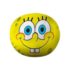 NEW Nickelodeon Spongebob Squarepants 3D Ultra Stretch Soft Cloud Pillow 11"