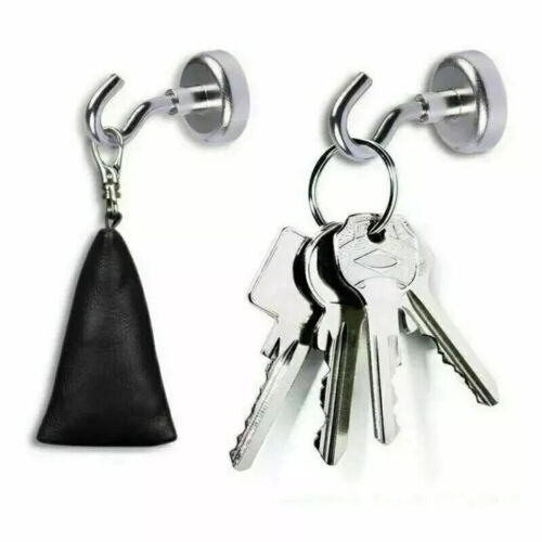 Neodymium Hook Magnets - Super Strong Pull Force - Multiple Sizes Available - Picture 6 of 8