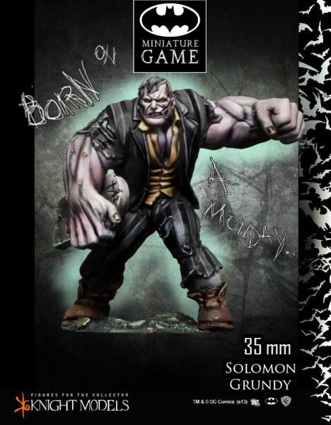 Модели рыцарей Бэтмен Миниатюрное игровое перо Соломона Гранди DC COMICS KST35DC063