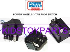 6V 12V Power Wheels DynaCraft 3 Tab Accelerator Foot Switch