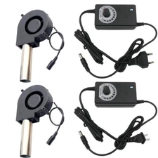 Barbecue Fan Small Blower with Air Collection Speed Controller Cooking Blower