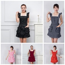 Latzschürzen Trägertaschen gerafft Rüschen Prinzessin Dienstmädchen Kellnerin Haus Florist