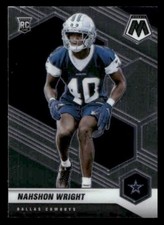 2021 Panini Mosaic #349 Nahshon Wright Rookie Dallas Cowboys