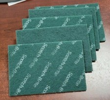 10 of 3M Scotch Brite Heavy Duty Scour Green Pads 6x9" Powerful Scrubbing Scrub
