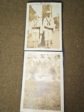 WWII US Navy Set of 2 Pictures Depicting Sailors